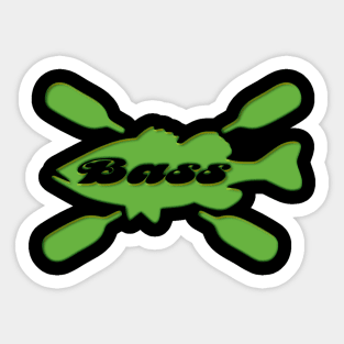 Bass Paddle Sticker